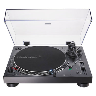 Tornamesa Audiotechnica Analoga Y Usb Color Negro